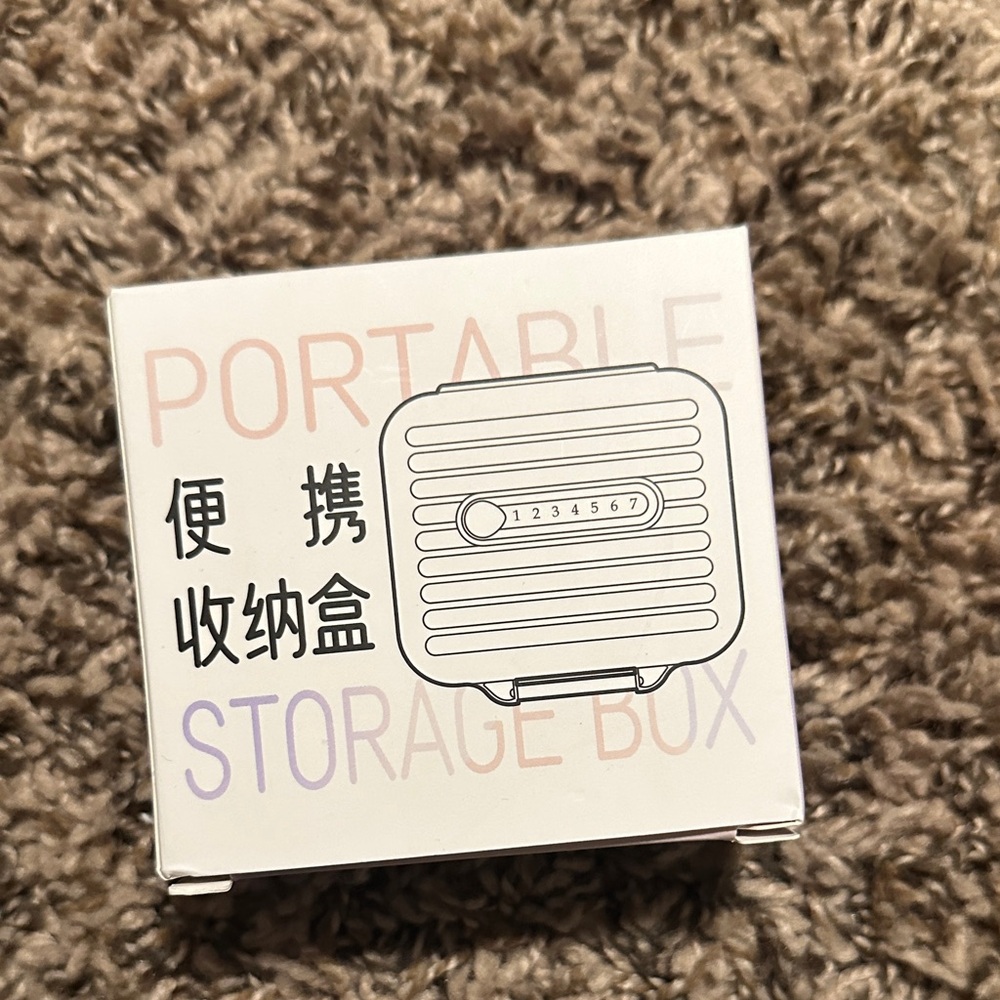 Compact White Storage Organizer